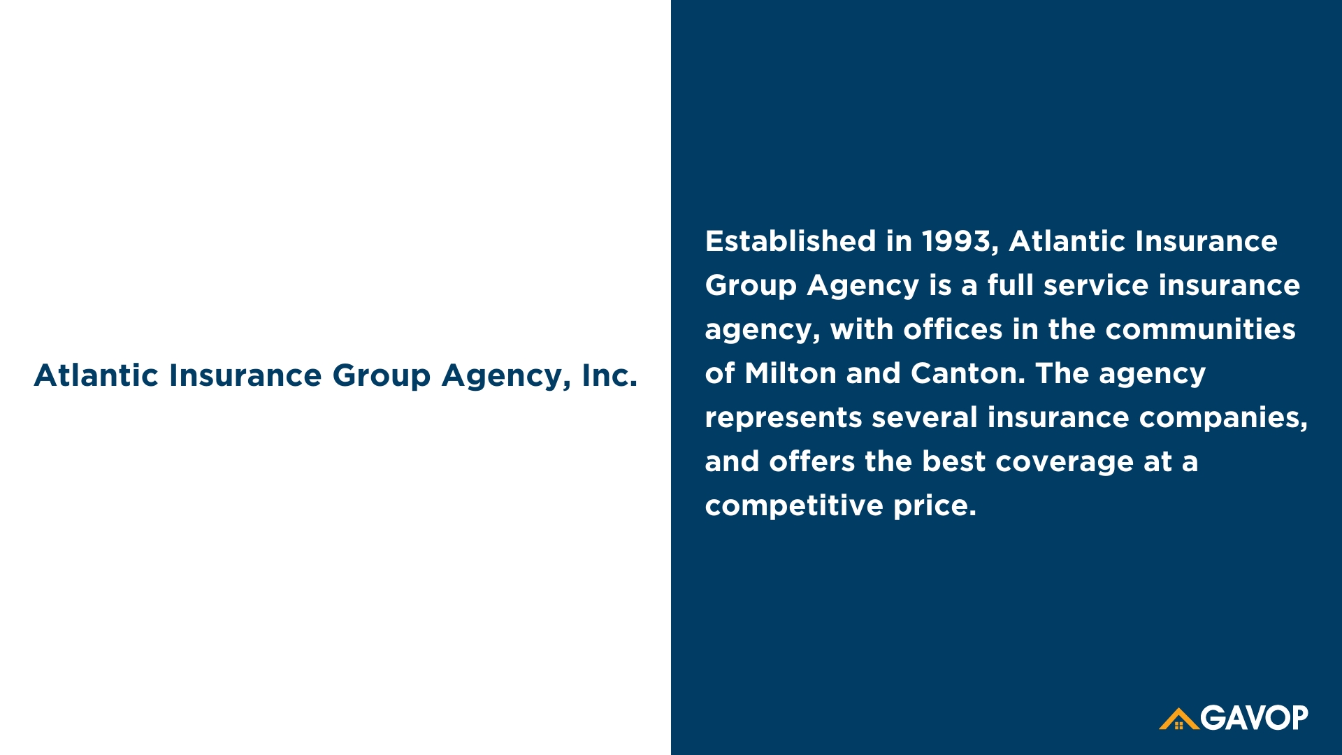 Atlantic Insurance Group Agency Inc